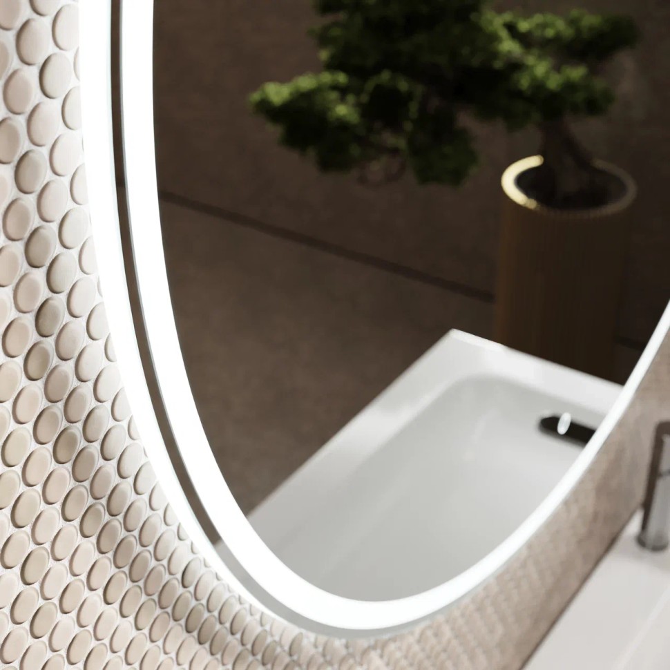 Зеркало для ванной комнаты SANCOS Bella D700 c подсветкой, арт. BE700