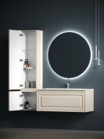 Шкаф-пенал SANCOS Very подвесной левый, Beige Soft , 350х300х1600 мм, арт. PVR35LCE