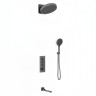 Душевой комплект Inspire VSFW-433TI3GM встраиваемый, термостат, трехрежимный, вороненая сталь