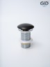 Донный клапан Gid без перелива Blm100 74402K черный матовый 7x7x10