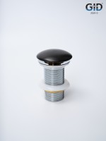 Донный клапан Gid без перелива Blm100 74402K черный матовый 7x7x10