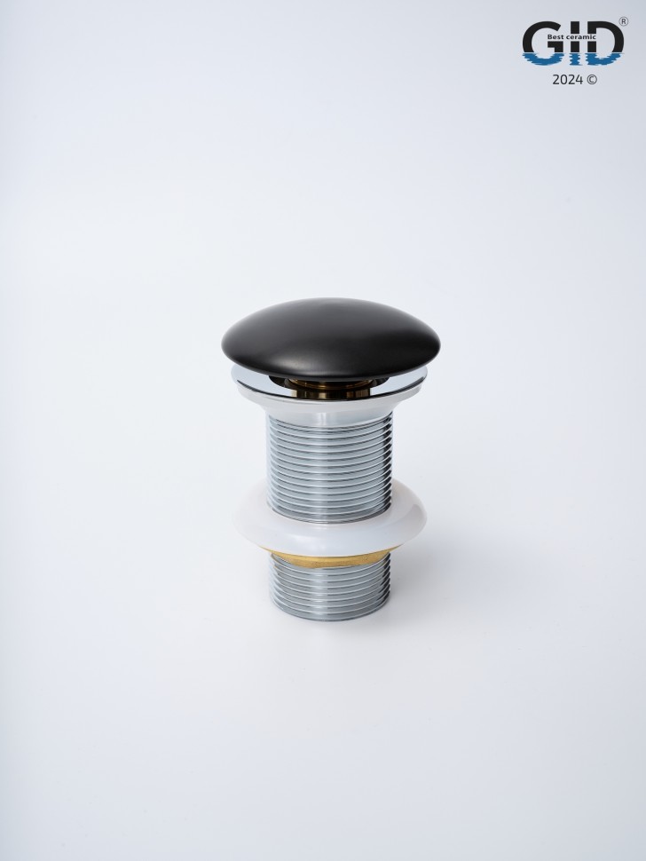 Донный клапан Gid без перелива Blm100 74402K черный матовый 7x7x10