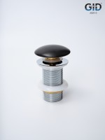 Донный клапан Gid без перелива Blm100 74402K черный матовый 7x7x10