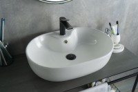 Раковина Gid N9163 51127 накладная белая 59x41x16