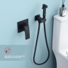 Смеситель Raglo с гигиеническим душем встраиваемый черный