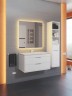 Тумба под раковину для ванной подвесная Uperwood Modul 75х44,4х55 см, белаяатовая