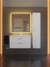 Тумба под раковину для ванной подвесная Uperwood Modul 75х44,4х55 см, белаяатовая