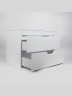 Тумба под раковину для ванной подвесная Uperwood Modul 75х44,4х55 см, белаяатовая