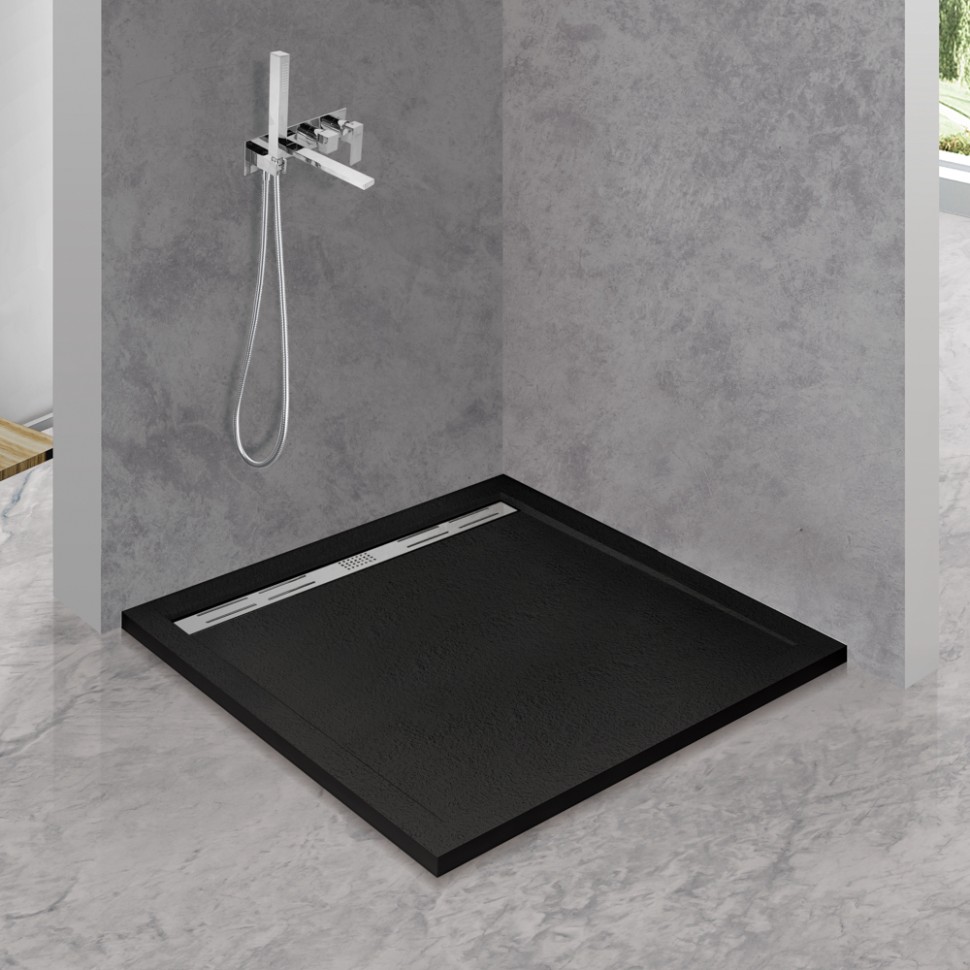 Поддон из искусственного мрамора CEZARES TRAY-AS-A-100-30-NERO