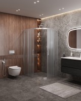 Душевой уголок CEZARES MOLVENO-RH-22-120/110-P-Cr