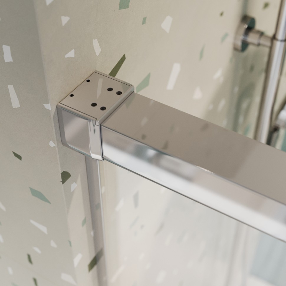 Душевая шторка на ванну CEZARES TANDEM-SOFT-VF-2-170/145-C-Cr-IV