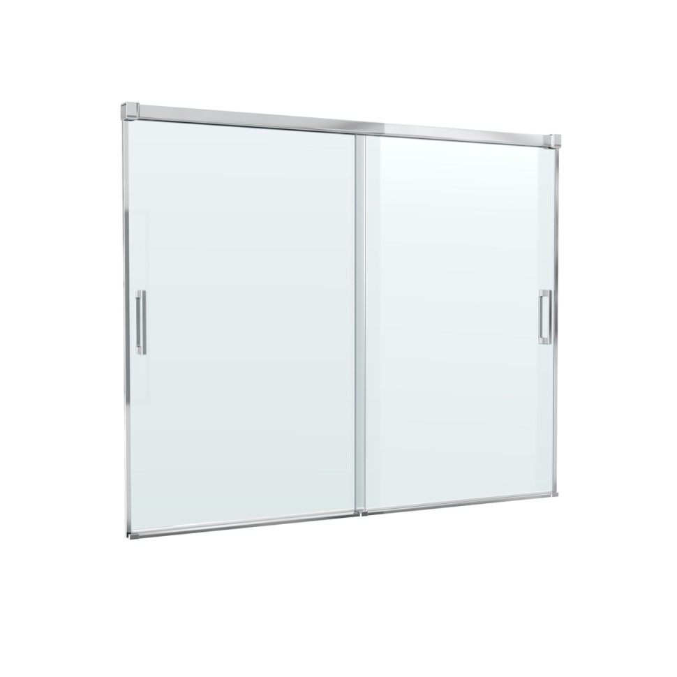 Душевая шторка на ванну CEZARES TANDEM-SOFT-VF-2-170/145-C-Cr-IV