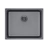 Мойка YUNI 54 UNI, нерж. сталь, YU54-GM, вороненая сталь, 540х440мм, Paulmark