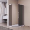 Душевой уголок стекло 6 мм, пятиугольный, форма трапеция, раздвижная дверь, RGW PA-86S NEW 1000x1200 (38088602-311N)