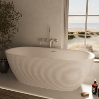 Ванна акриловая Vincea VBT-701-1700MW, 1700*800*585, цвет белый мат., щелевой перелив, слив белый