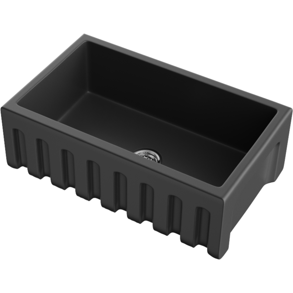 Кухонная мойка Omoikiri Mikura 76-BL Natceramic/черный