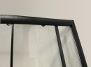 Душевой уголок Niagara Eco NG-003-14BLACK (80х80х195) низкий поддон(13см),черный,стекло мозаика,2 места