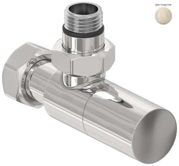 Вентиль угловой цилиндр (G 1/2" НР х G 3/4" НГ)