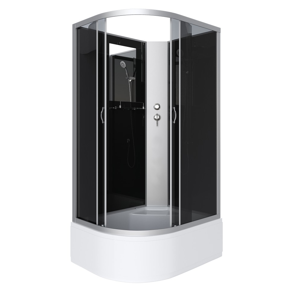 Душевая кабина Niagara Classic NG-2510-14RBK (120х80х200) высокий поддон(40см),стекло тонированное,4 места