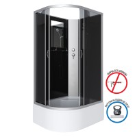 Душевая кабина Niagara Classic NG-2510-14RBK (120х80х200) высокий поддон(40см),стекло тонированное,4 места