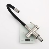 Смеситель Splenka для кухни с гибким изливом с подключением к фильтру питьевой воды S70.64.05 Сатин