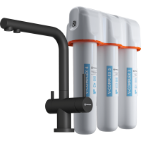 Комплект смеситель+фильтр Omoikiri Nagano-BL-P + Pure drop Lite