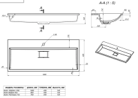 Раковина для тумбы OTTIMO АB800B