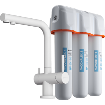 Комплект смеситель+фильтр Nagano-WH-P + Pure drop Lite