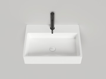 Раковина накладная OTTAVIA 595х445х125 S-Stone Матовое