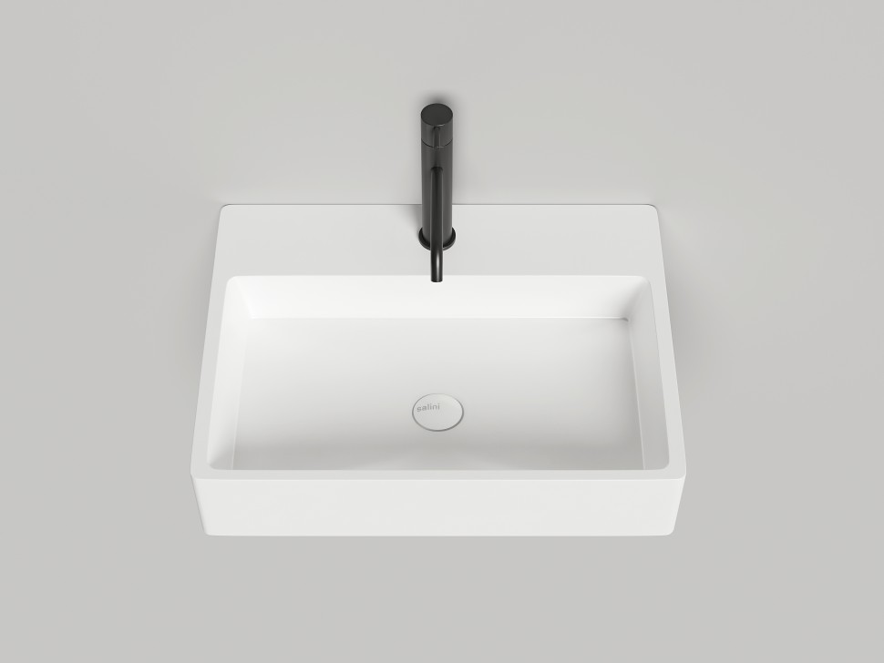 Раковина накладная OTTAVIA 595х445х125 S-Stone Матовое