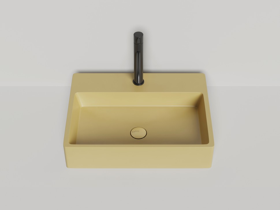 Раковина накладная OTTAVIA 595х445х125 S-Stone Матовое