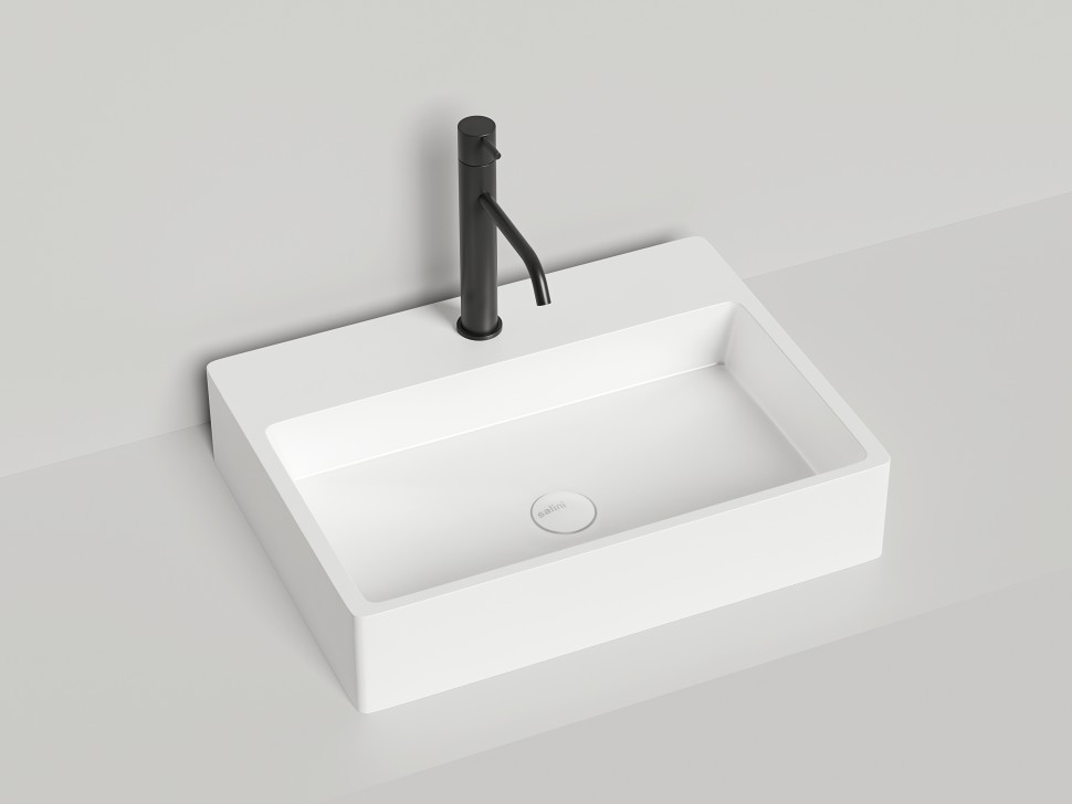 Раковина накладная OTTAVIA 595х445х125 S-Stone Матовое