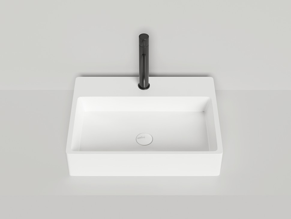 Раковина накладная OTTAVIA 595х445х125 S-Stone Матовое