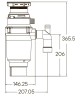 Измельчитель пищевых отходов INTENSO STANDARD, Paulmark