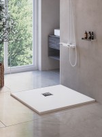 Душевой поддон квадратный RGW ST-W Белый (800x800)