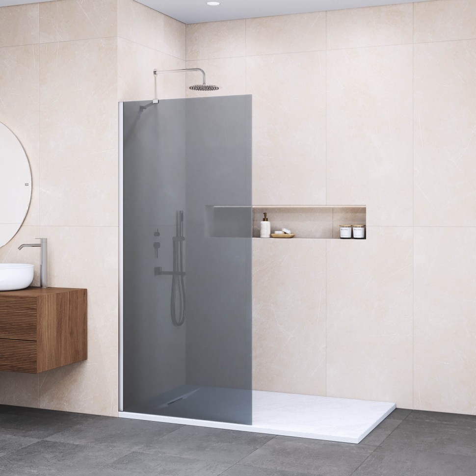 Душевая перегородка RGW WA-110 (Тонированное (Серое), 800)