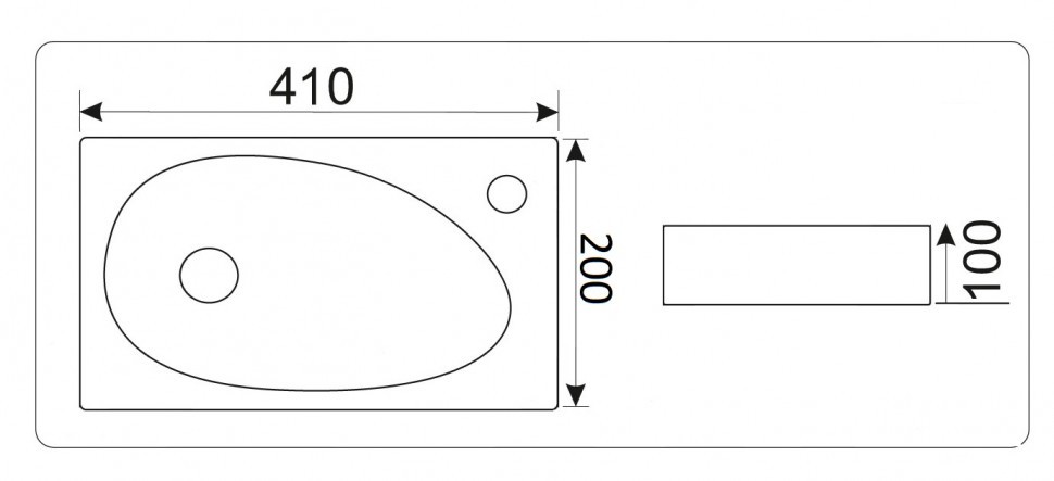 Умывальник CeramaLux 9265