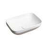 Умывальник чаша накладная прямоугольная (цвет Белый Матовый) Element 500x359x145мм