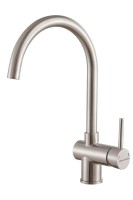 Смеситель для кухни BEND, брашированная сталь, Be212066-BS, Paulmark