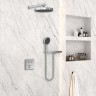 Душевой комплект VSFW-4I212RCH встраиваемый, двухрежимный, хром