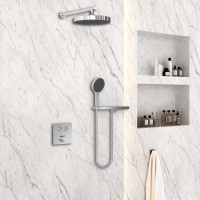 Душевой комплект VSFW-4I212RCH встраиваемый, двухрежимный, хром