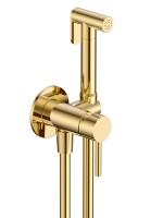 AQM6217GG Siena Готовый комплект гигиенического душа (скрытый монтаж, латунная лейка), Glossy gold