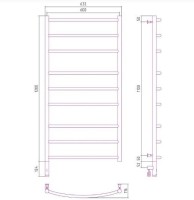 Галант 3.0 1200х600 МЭМ левый (сталь)
