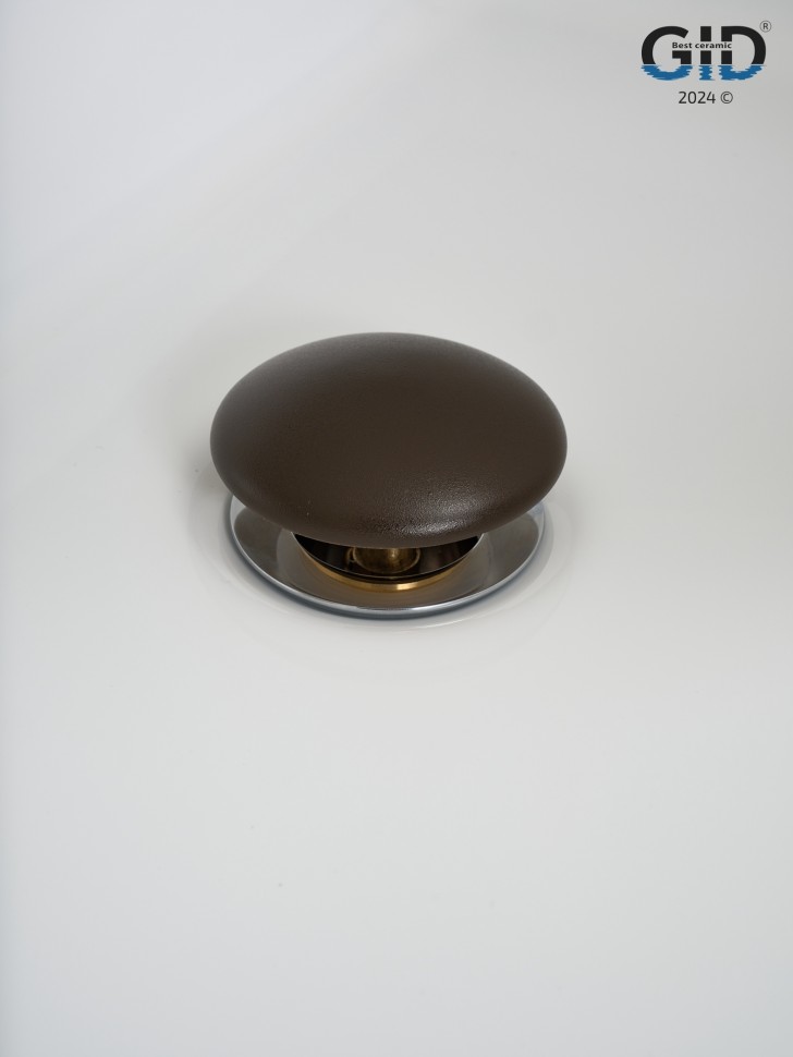 Донный клапан Gid без перелива Br100 74406K коричневый матовый 7x7x10