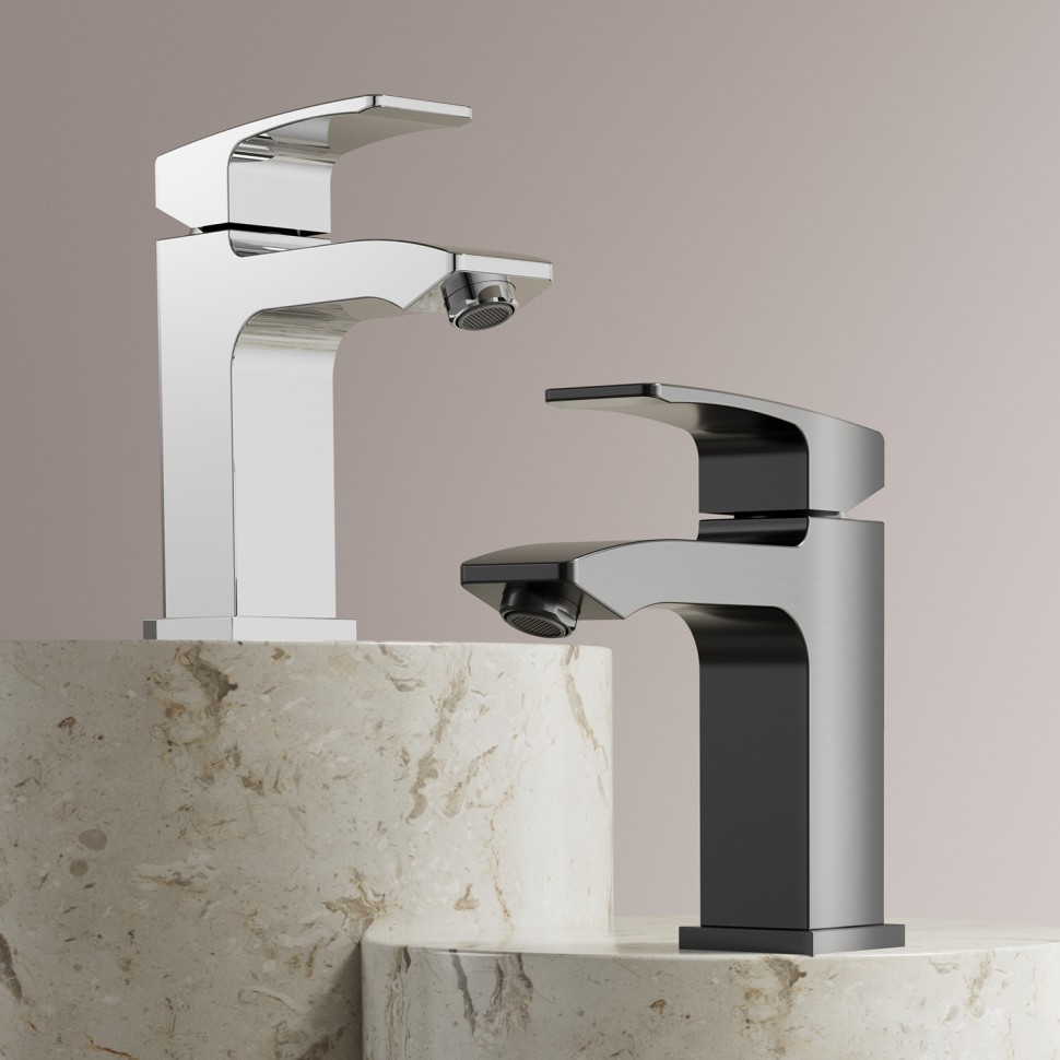 Смеситель Raglo для умывальника графит