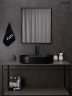 Раковина Gid Bm1479 53354 накладная черная матовая 61x38.5x12