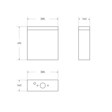 Бачок BelBagno AMANDA BB051T
