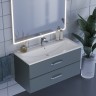 Тумба под раковину Uperwood Foster 100 см, серый графит