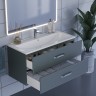 Тумба под раковину Uperwood Foster 100 см, серый графит