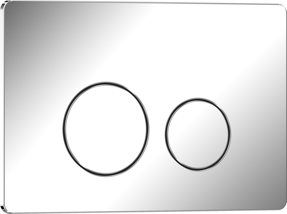 Комплект 2в1 IBERICA BLANCA инсталляция SILENCIO MINI, кнопка смыва INOX-O хром глянцевый (IB.001M.8131)